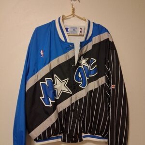 Vintage XL Champion ORLANDO MAGIC Warm Up Jacket 90s Shaq Era Rare